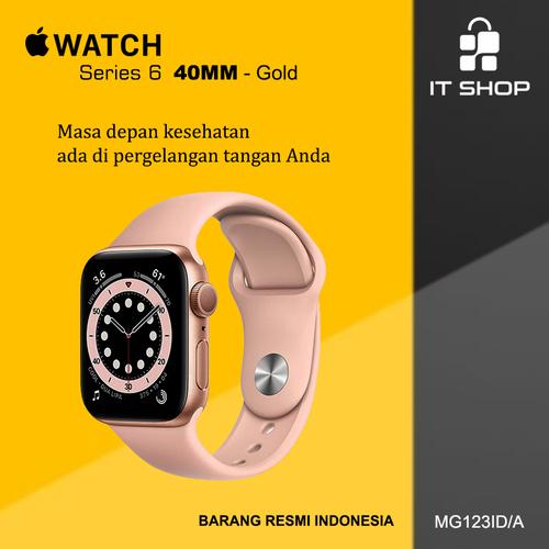 Jual Apple Watch Series 6 40mm Mg123id A Gold Kota Surabaya It Shop Online 