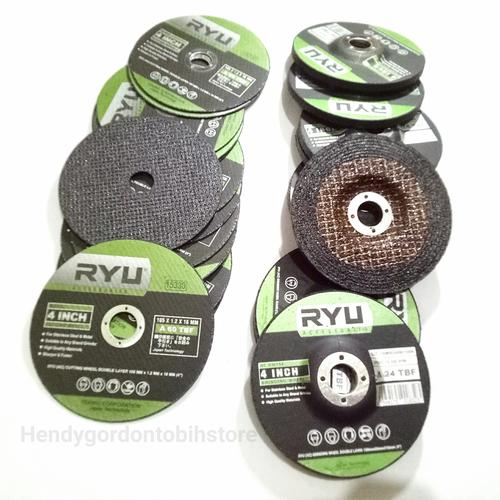 Jual RYU Batu Potong Besi 4 x 1.2 - Cutting Wheel 4 inch - Gerinda ...