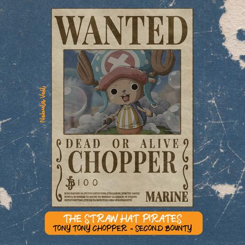 Jual POSTER ANIME POSTER ONE PIECE BOUNTY BOUNTIES WANTED A5 TONY