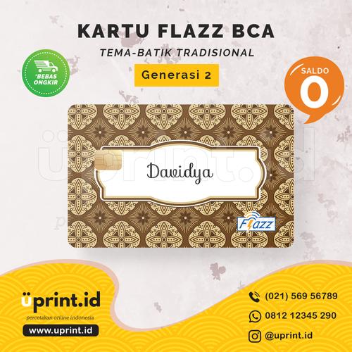 Foto Produk Kartu Flazz BCA Gen 2 | Saldo 0 | Custom Nama | FLZ079 dari Uprint.id