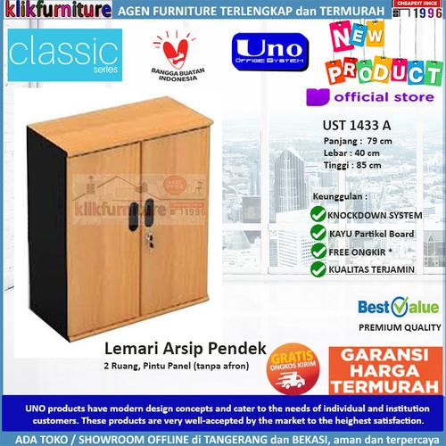 Foto Produk UST 1433A UNO Lemari Arsip Pendek Bagian Atas dari klikfurniture
