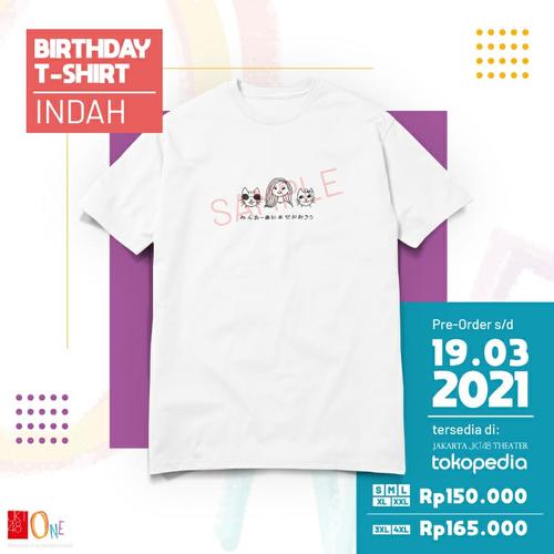 Gambar JKT48 Birthday T-Shirt (Indah Cahya dari JKT48 Official Shop Jakarta Selatan Tokopedia