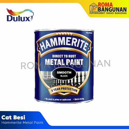 Gambar CAT BESI DULUX METAL PAINT HAMMERITE SMOOTH GOLD 750ML - Smooth Silver dari Roma Bangunan Kab. Karawang Tokopedia