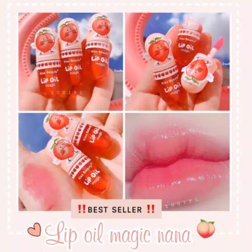 Foto Produk "SATUAN" LIPGLOSS KISS BEAUTY PEACH MAGIC LIP OIL MINI dari redstar_