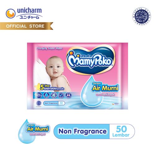 Foto Produk MamyPoko Wipes Tisu Basah Reguler 52 Non Perfume dari Unicharm Official Store