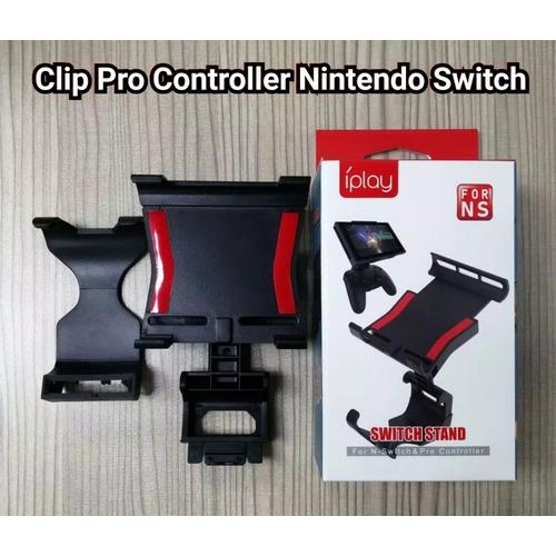 Foto Produk iPlay Nintendo Switch Pro Controller Handle Bracket Tablet CLIP CLAMP dari Waroengame