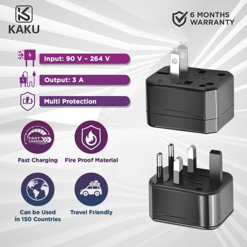 Foto Produk KAKU Universal ErgoLife Global Connect Conversion Plug Travel Adaptor dari KAKU Indonesia Official