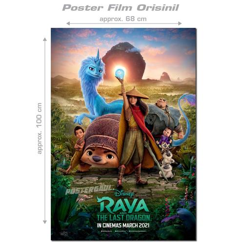 Poster Raya Insurans Jual Poster Film RAYA AND THE LAST DRAGON - original Indonesian 1sh ...