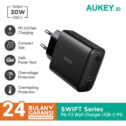 Foto Produk Charger Aukey PA-F2 Swift Series 30W PD Charger - 500481 dari Aukey Makassar