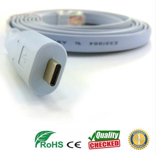 Jual FTDI Type C USB RS232 to RJ45 Console Cable Cisco Macbook