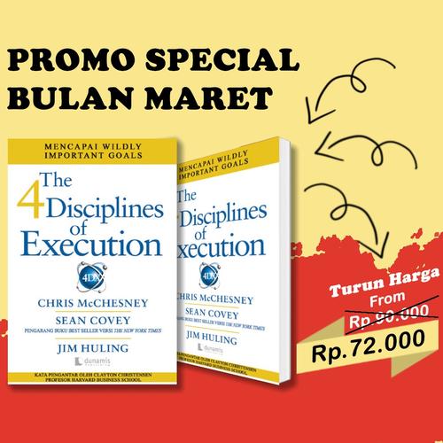 Foto Produk Buku The 4 Disciplines of Execution. Chris Mcchesney. Sean Covey 4DX dari Om Botak