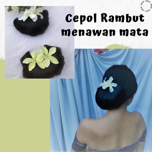 Gambar nadiSSE SANGGUL MODERN VARIASI BUNGA BALI/ CEPOL RAMBUT MODERN - Hitam dari nadisseofficial Kota Cimahi Tokopedia