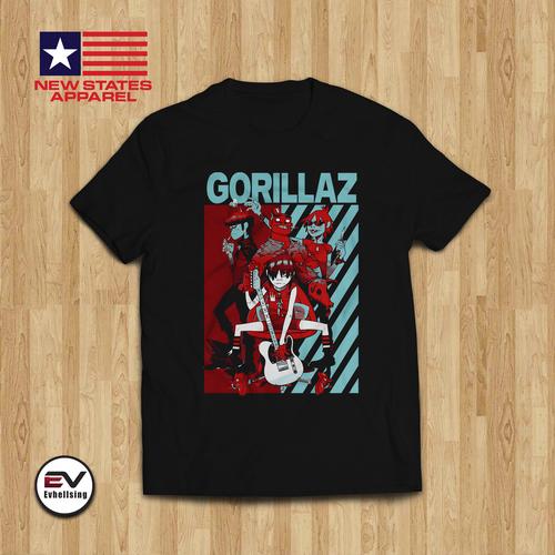 Jual Kaos Band Gorillaz 1 - S - Jakarta 