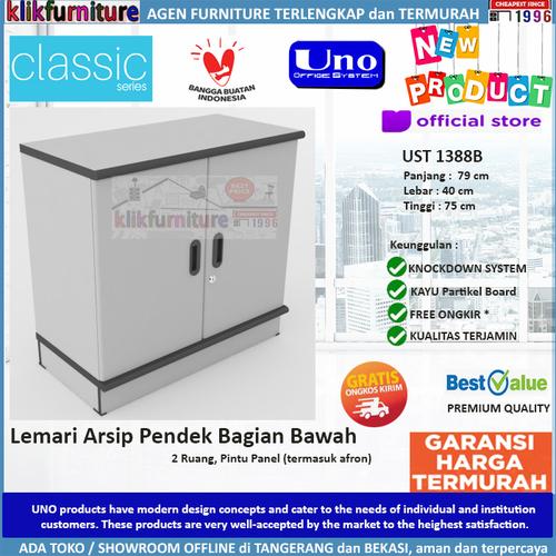 Foto Produk UST 1388B UNO Lemari Arsip Pendek Bagian Bawah dari klikfurniture