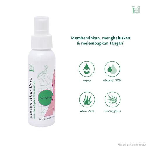 Foto Produk Maska Aloe Vera with Eucalyptus Essential Oil Hand Spray dari MASKA INDONESIA