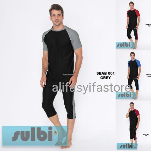 Gambar Baju Renang Pria Dewasa Ukuran L dan XL Sulbi SBAB-01 - M dari Alifa Syifa Store Kota Tangerang Selatan Tokopedia