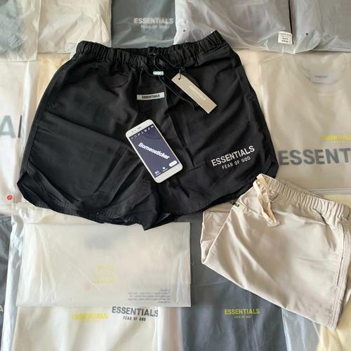 ESSENTIALS 3M REFLECTIVE NYLON SHORTS 