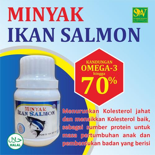 Foto Produk Minyak Ikan Salmon | Kapsul Omega Squalene Salmone Fish | Omega Squa dari Sumber & Waras