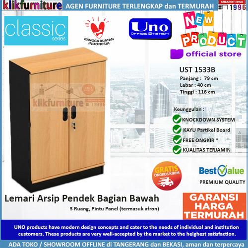Foto Produk UST 1533B UNO Lemari Arsip Pendek Bagian Bawah dari klikfurniture
