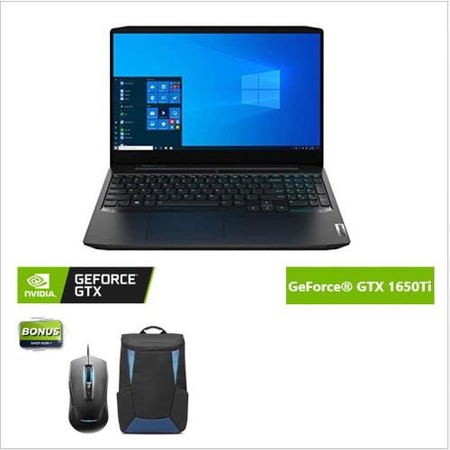 Foto Produk Lenovo Ideapad Gaming 3 GeForce® GTX 1650Ti - Ryzen 5 4600 8GB 512ssd dari NVIDIA GeForce Laptop