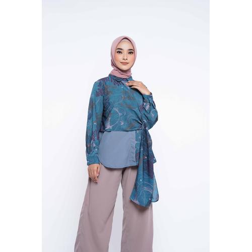 Foto Produk ZM Zaskia Mecca - Izza Blue Tunik - Jelita Indonesia - Edisi Derawan - XL dari Zaskia Mecca Official