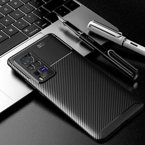 Foto Produk I-Zore Autofocus Carbon Fiber Case Vivo X60 Pro - Hitam dari Maserik Shop