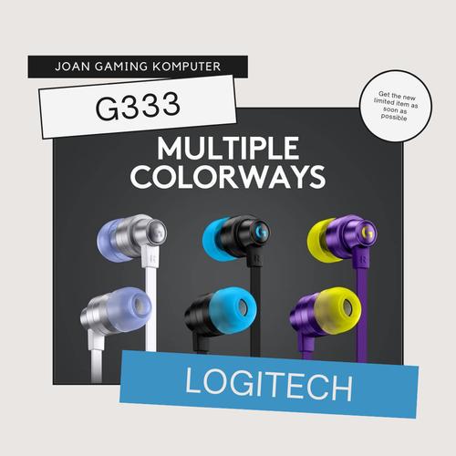 Jual Logitech In-Ear Earphone G333 Type 