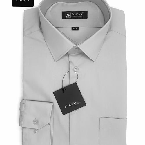 Foto Produk ALISAN Kemeja Pria SLIM FIT Polos Lengan Panjang / Aneka Warna/ ABU 1 dari paloma.go_shop