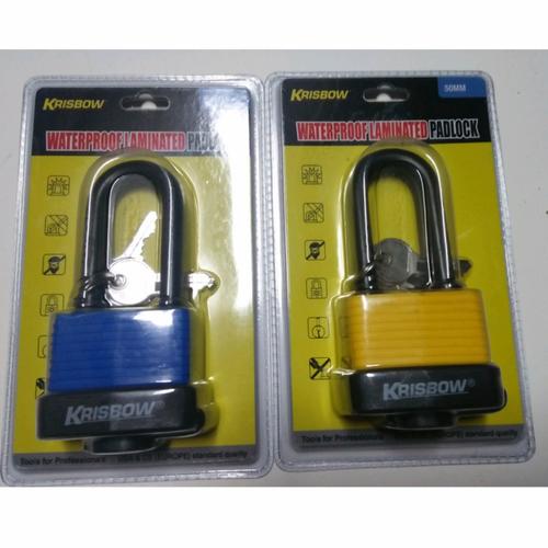 Foto Produk Gembok Krisbow Anti Karat Waterproof 40 mm Murah - Biru dari CarissaChayra