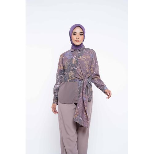 Foto Produk ZM Zaskia Mecca - Izza Brown Tunik - Jelita Indonesia - Edisi Derawan - XL dari Zaskia Mecca Official