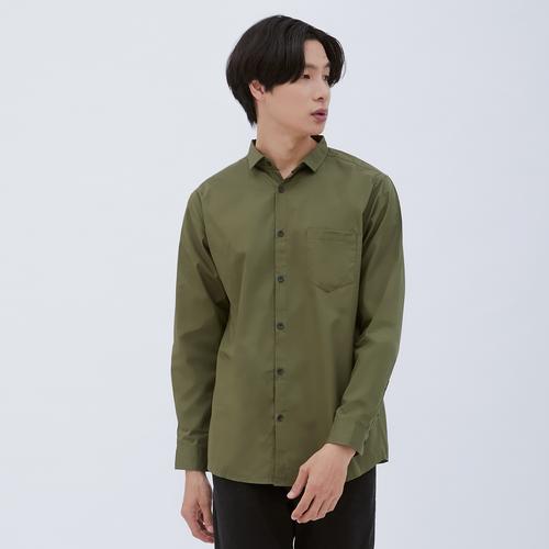 Gambar M231 Kemeja Pria Basic Polos Panjang Army 1468J - XL dari M231 Official Store Kab. Tangerang Tokopedia