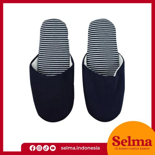Foto Produk SANDAL RUMAH STRIPES – NAVY dari SELMA