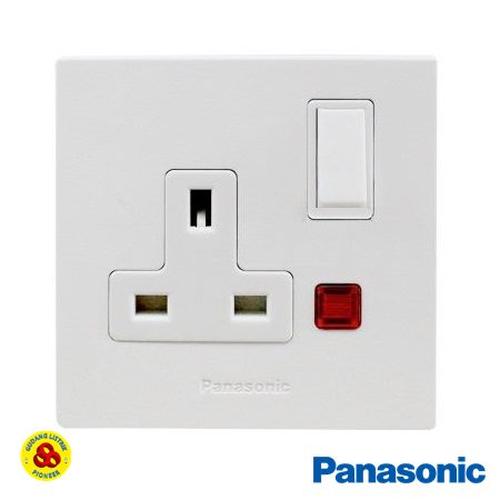 Jual Panasonic Stop Kontak AC WBSJ1214 3P Style Series White Indikator