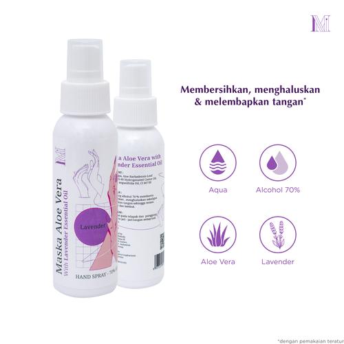 Foto Produk Maska Aloe Vera Hand Sanitizer Lavender (2 pcs) dari MASKA INDONESIA
