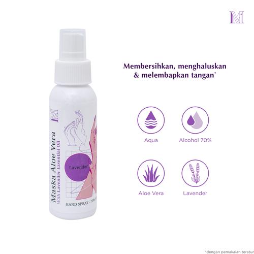 Foto Produk Maska Aloe Vera with Lavender Essential Oil Hand Spray dari MASKA INDONESIA