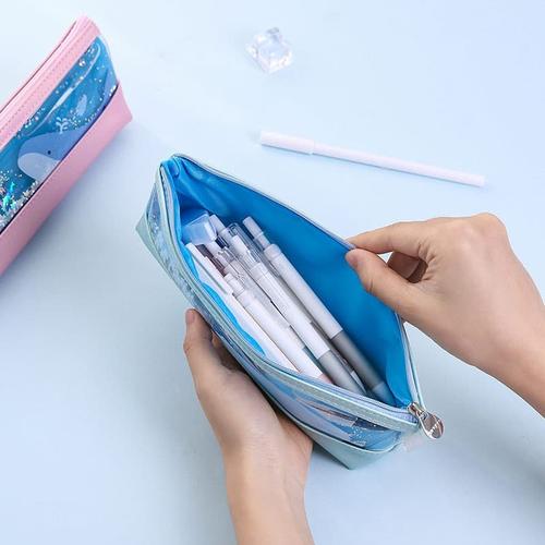 Foto Produk Marine Animal Shiny Quicksand Pencil Case dari Pinkabulous