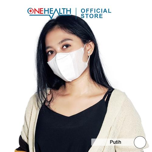 Foto Produk ONEHEALTH MASKER MEDIS 3D COMFORT DUCKBILL MODEL 3 PLY SURGICAL - Putih dari Onehealth Official Store