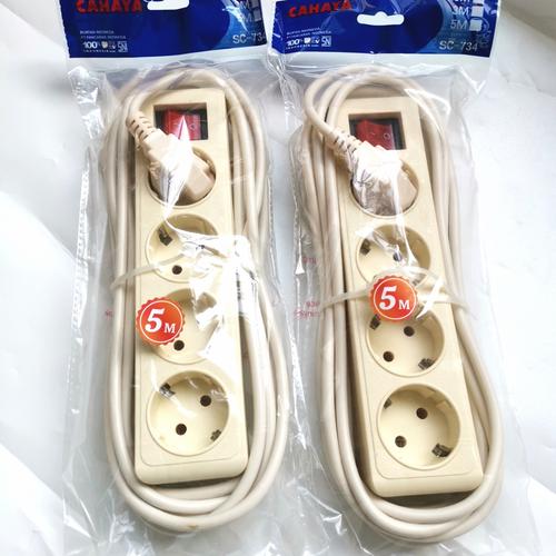 Foto Produk STOP KONTAK + KABEL 4 LUBANG 5 METER 5M COLOKAN LISTRIK STOPKONTAK dari Kts Onlineshop