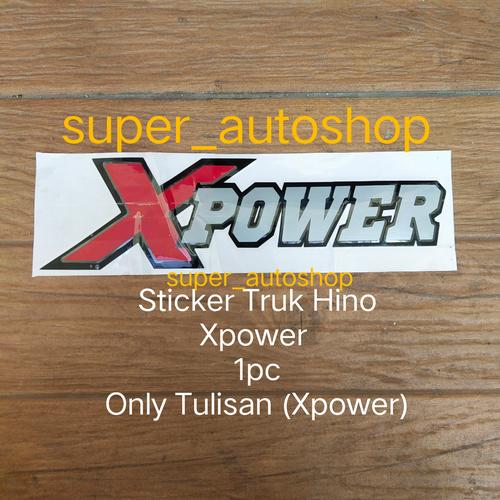 Jual Sticker Truk Hino Xpower 1pc - Jakarta Utara - Super_Autoshop ...