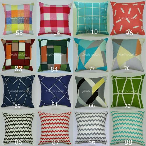 Foto Produk SARUNG BANTAL SOFA CUSTOM SIZE (30, 40, 45, 50, 55, 60, 65, 70, 90) - 30x30 dari family.cushion