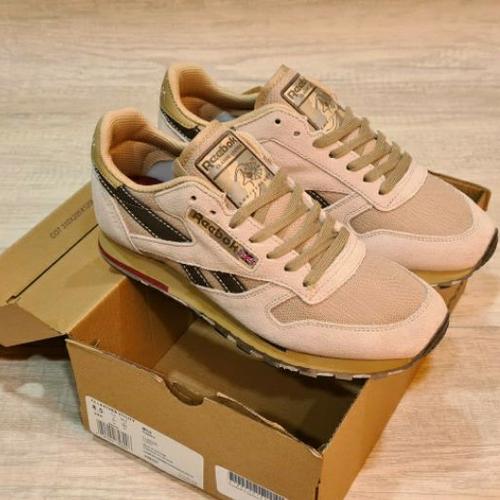 brown reebok classic