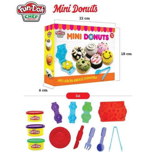 Foto Produk Fun Doh Mini Donat dari istanatoys.net