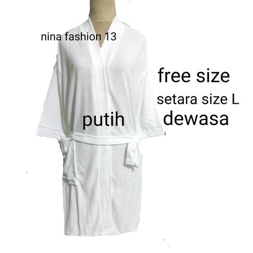Foto Produk handuk kimono mandi dewasa putih renang dari Nina fashion 13
