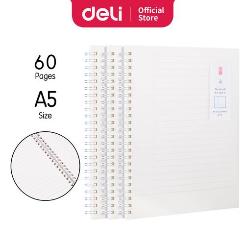 Gambar Deli Loose-Leaf Buku Notebook spiral B5 60 lembar LB560 - CONNEL dari Deli Stationery Kab. Tangerang Tokopedia