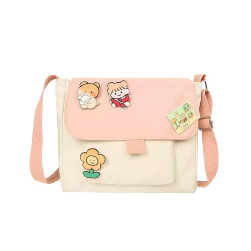 Gambar Domi Korean Sling Bag / Tas Anak / Tas Selempang - Merah Muda dari Abby Baby Jakarta Utara Tokopedia