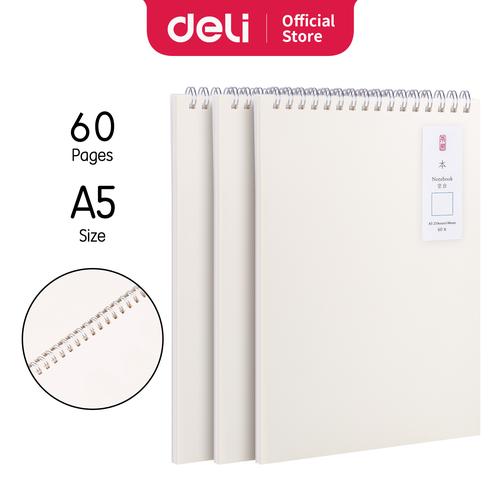 Gambar Deli Loose-Leaf Buku Notebook spiral B5 60 lembar LB560 - BLANK dari Deli Stationery Indonesia undefined Tokopedia