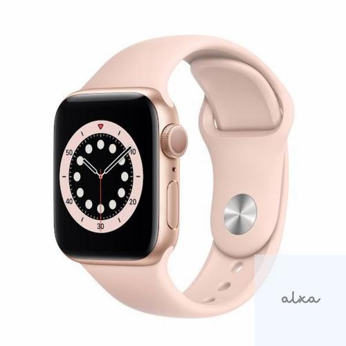 Jual Apple Iwatch Series 6 44mm gold hardware pink rubber - Kota Bandung -  alxa | Tokopedia