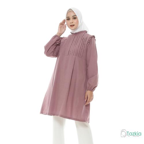 Foto Produk Atasan Muslim Wanita | Tara Tunik Lavender | S M L XL | Tazkia Hijab - XL dari Tazkia Hijab Store
