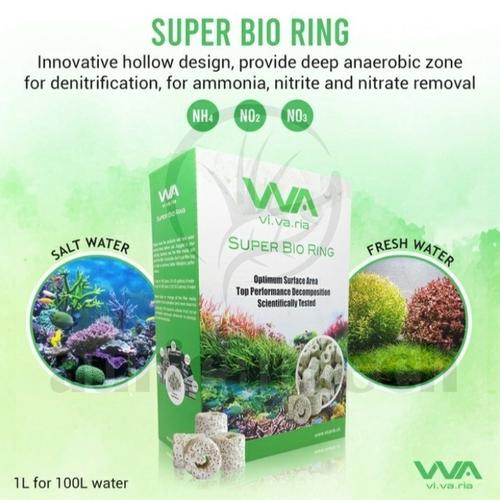 Jual Vivaria Super Bio Ring 1L Media Biologis Media Filter Aquarium