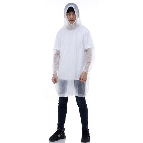 Foto Produk Jas Hujan PLEVIA RAINCOAT BATHI 505 Karet Poncho Motor rain coat - Putih dari Langit Biru